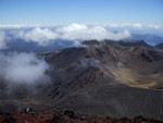 Above the clouds on Mount Ngarahoe