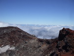 Above the clouds on Mount Ngarahoe