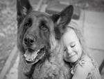 Dog and Little Girl