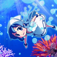 Ika Musume At Coral Beach