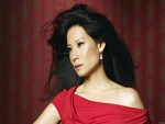 Lucy Liu in Red