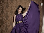 Lucy Liu In Purple