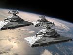 star destroyers in orbit