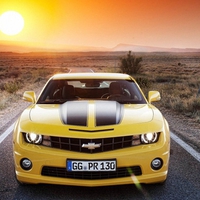 Yellow Chevorlet Camaro