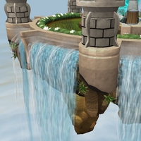 RuneScape Citadel Waterfall