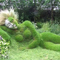 grass woman