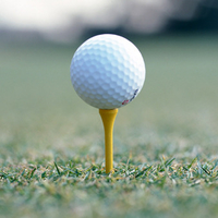 Photo of a Golf Ball on a Tee
