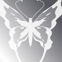 Butterfly - Grey
