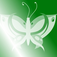 Butterfly - Dark Green