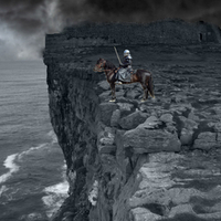 knight by cliff