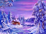 SNOWY WINTER COTTAGE
