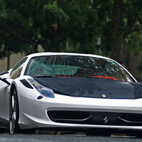 ferrari black hood