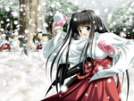 Snowball Fight with Cute Anime Girl