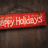 Happy Holidays Sign