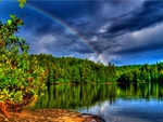 RAINBOW over the LAKE