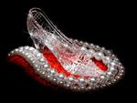 Crystal shoe.