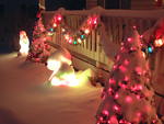 lights and snow