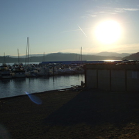 Coeur d Alene Lake At Sunset