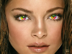 kristin kreuk rainbow eyes