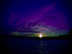 Purple Sunrise on a Distant Planet