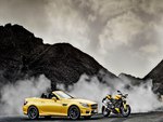 Mercedes Benz SLK 55 AMG and Ducati Streetfighter 848