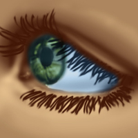 EYE C U - Hand Drawn in Photoshop