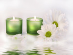 Candles and Daisies