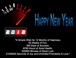 2012 Happy New Year