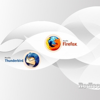 Firefox Thunderbird White Wave