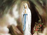 THE VISITATIONS OF THE MOTHER OF GOD TO SAINT BERNADETTE AT LOURDES IN FRANCE