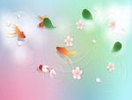Goldfish and Peach Blossoms