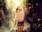 Beauty and waterfall