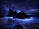 Dark Night Oceanscape