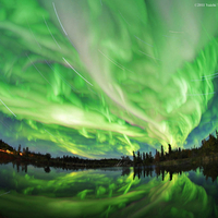 Northern Lights at the Lake