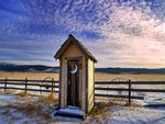 Outhouse Winter