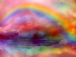 Rainbow ocean