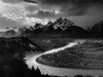 River by ansel adams