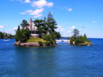 House in an island