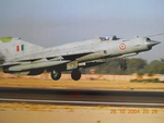 Mig-21 taking off.