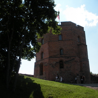 Gedimino castle in Vilnius, Lithuania