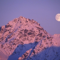 moon from mountain
