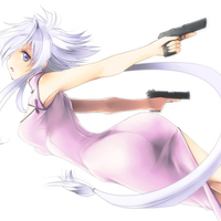 cute gun girl