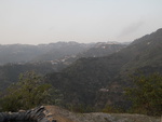 Mussourie viewed from a distance.