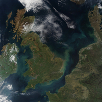 The British Islands and Western Europe from Space