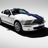 ford shelby gt500 white