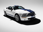 ford shelby gt500 white