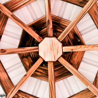 wood canopy roof