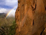distant rainbow