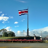 The flag of Costa Rica