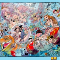 Straw Hat Crew and Shirahoshi